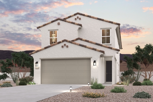 A house with a garage.