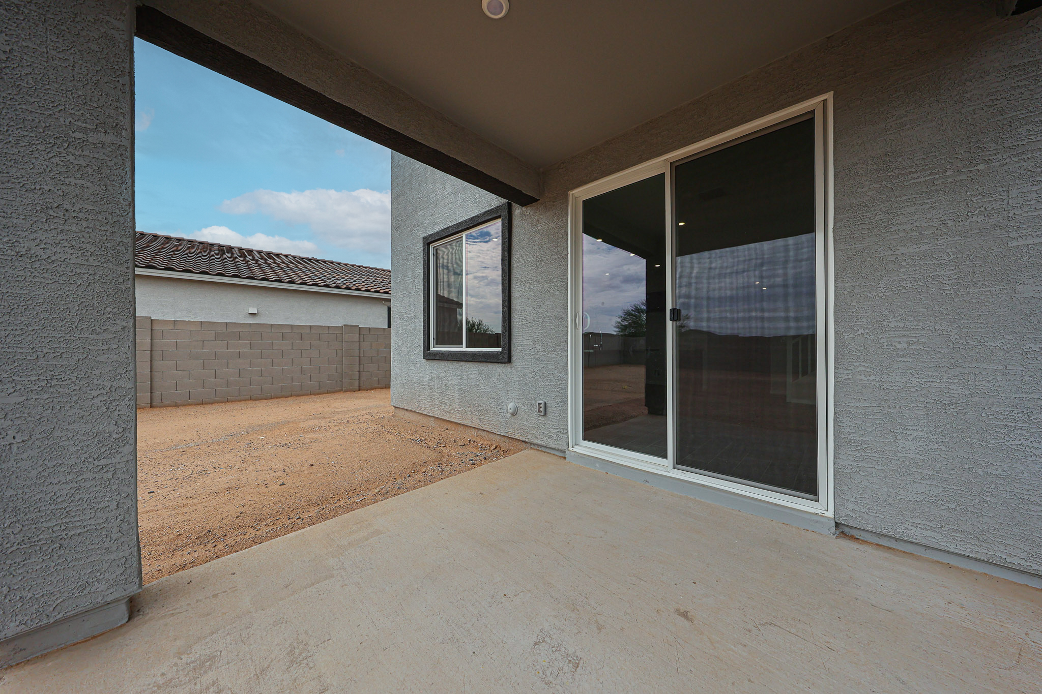 A building with windows.
