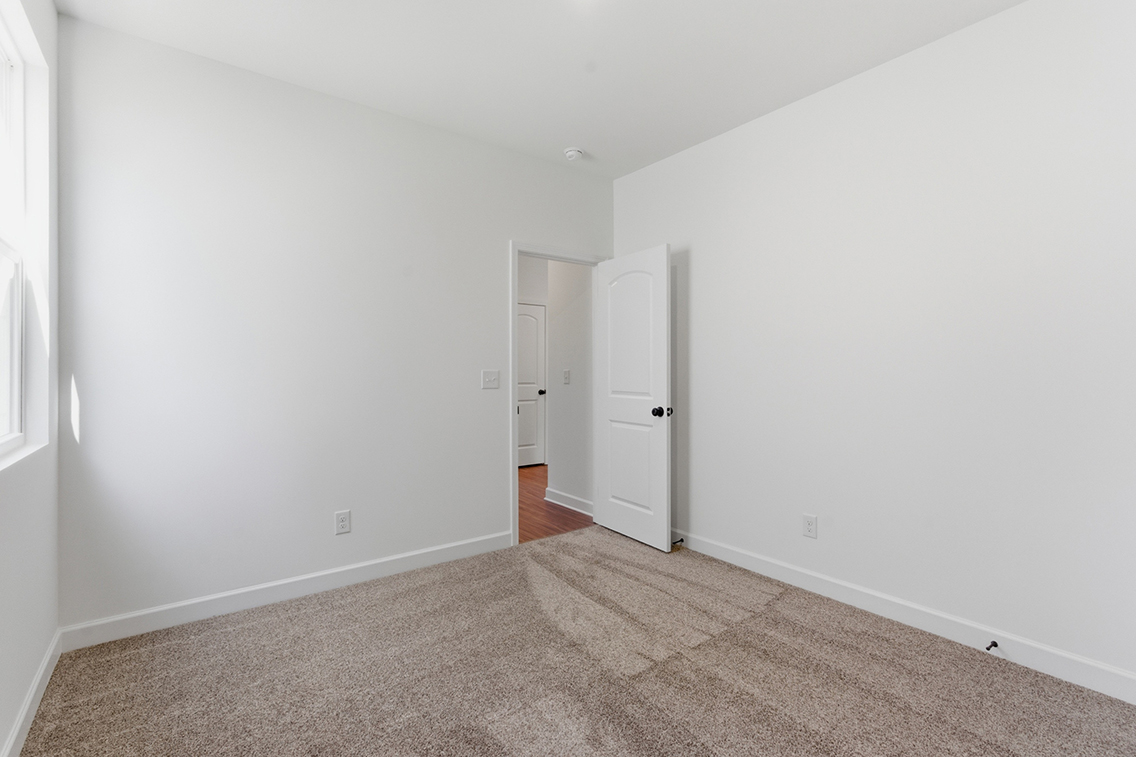 A room with white walls.