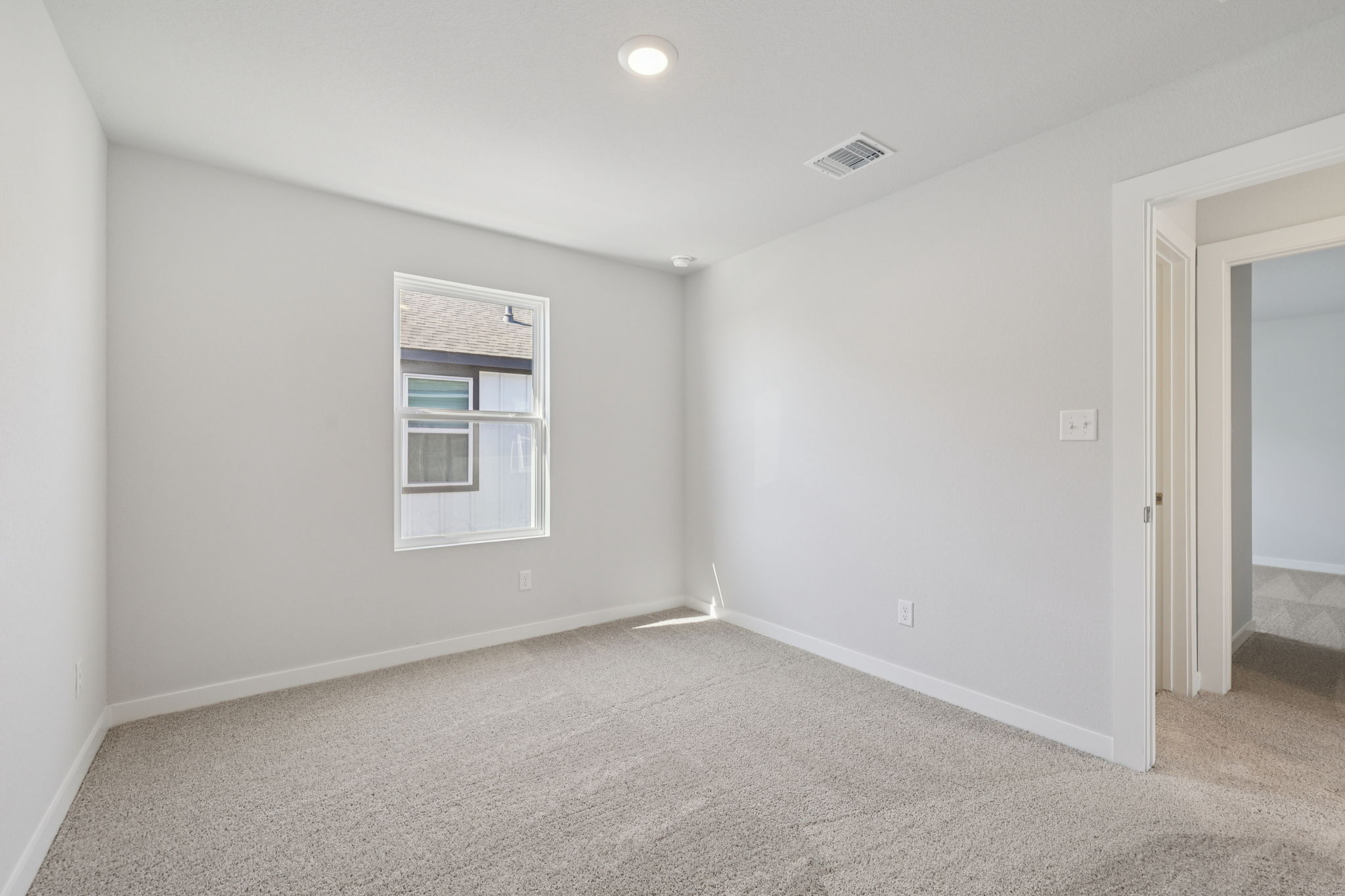 A room with white walls.