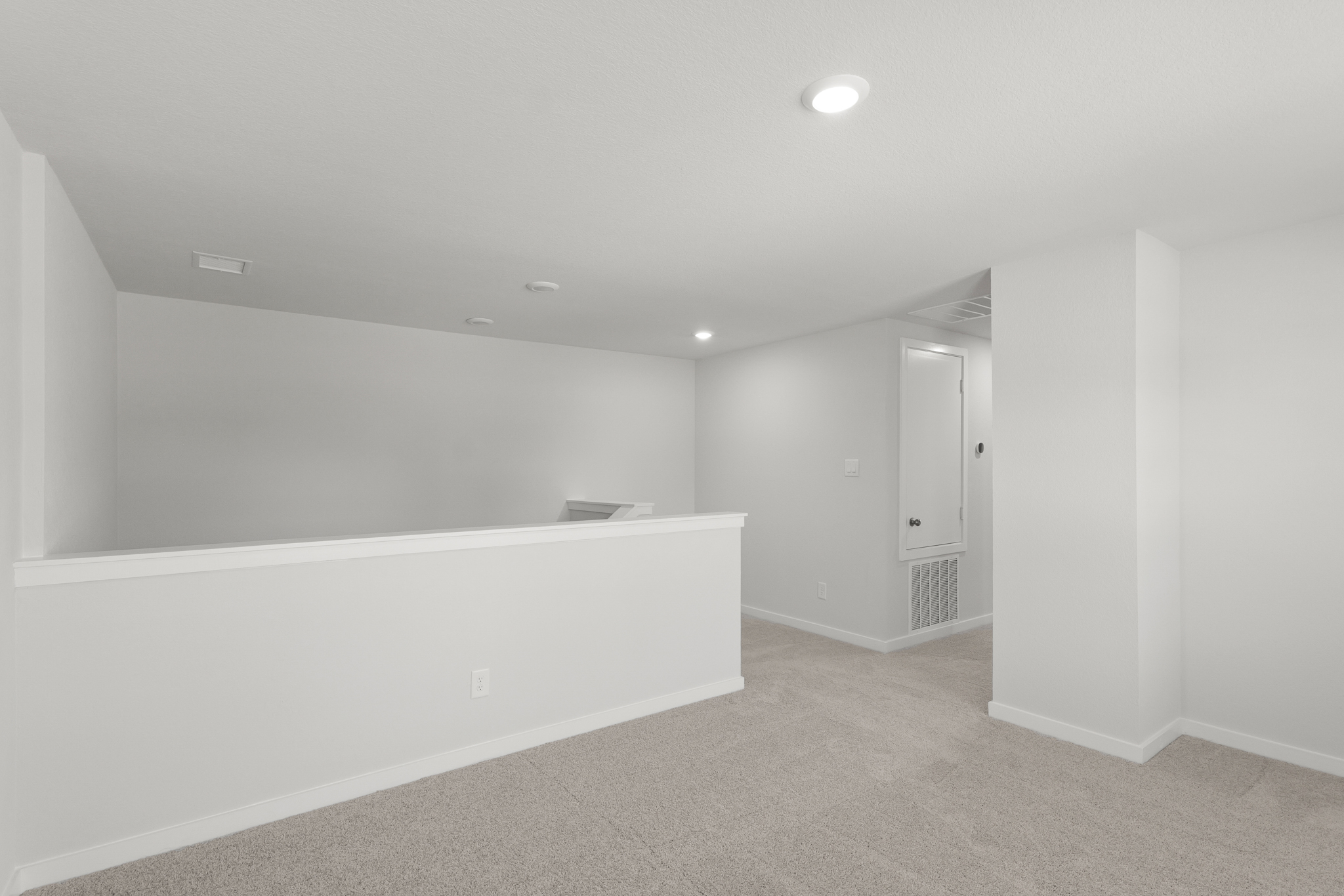 A room with white walls.