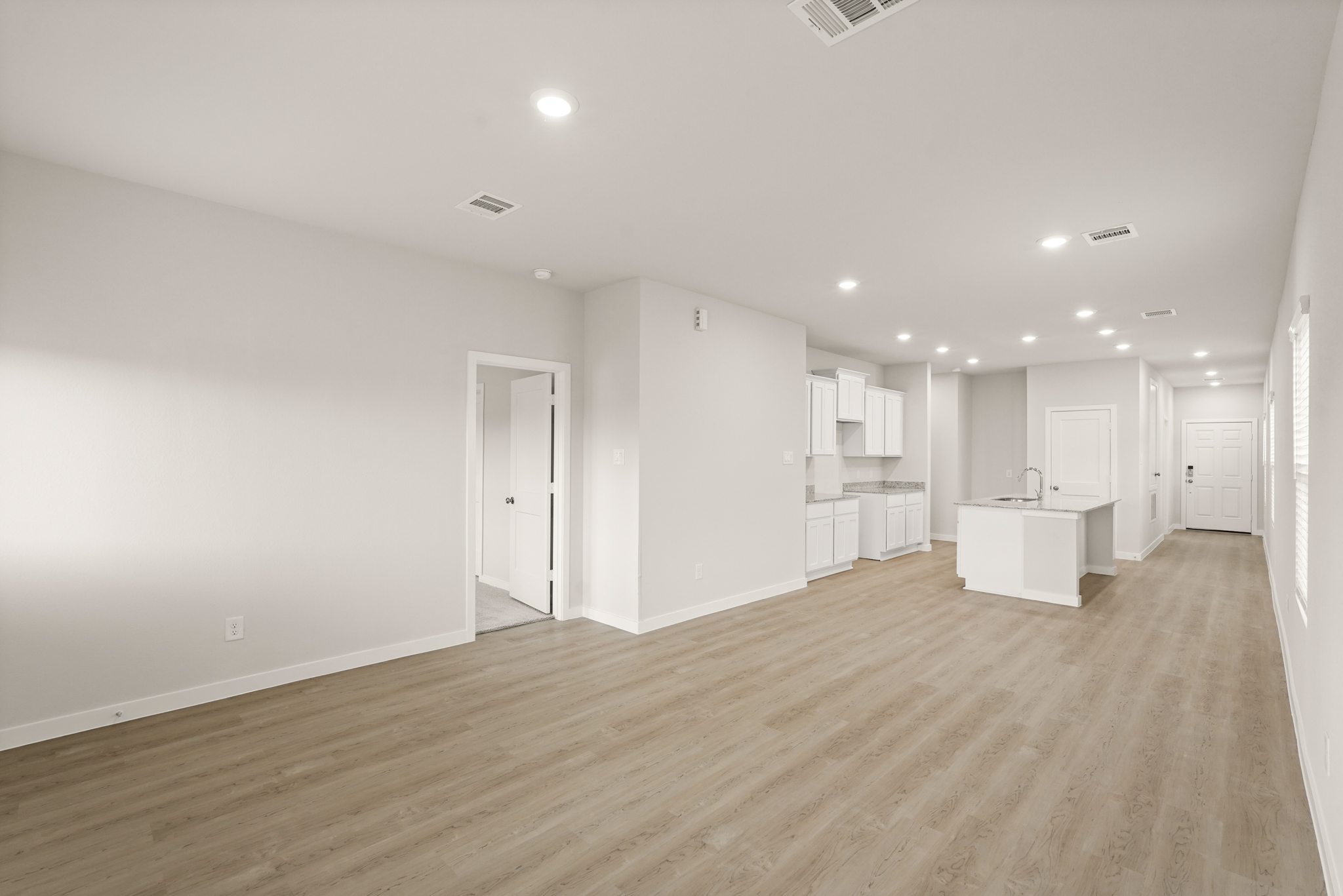 A large empty room.