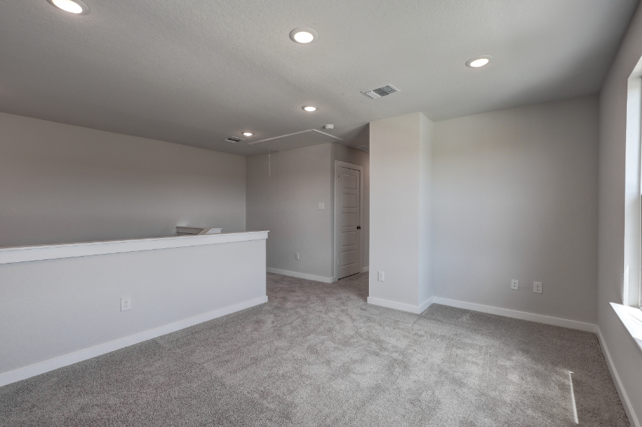 A room with white walls.